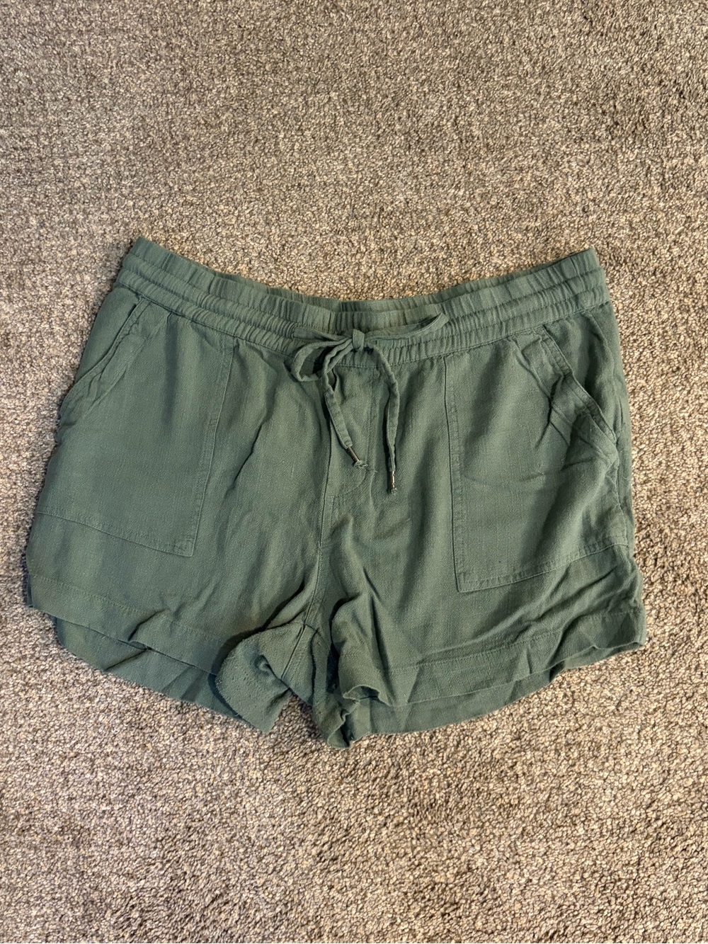 Style & Co. Olive Drawstring Everyday Shorts